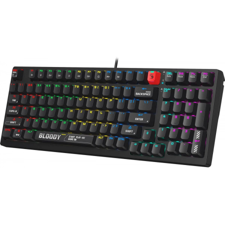 Клавиатура A4Tech Bloody S98 механическая черный USB for gamer LED (S98 BLACK), фото , изображение 5