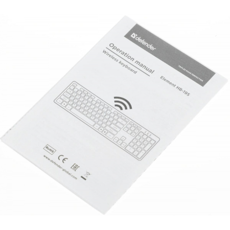 Клавиатура Defender Arx GK-196L Black (45196), фото , изображение 10