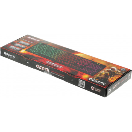 Клавиатура DEFENDER USB OZOTH GK-106 BLACK RU 45106, фото , изображение 11