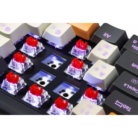 Клавиатура DEFENDER WIRELESS CARAXES PRO RU RGB REDRAGON 71554, фото , изображение 4