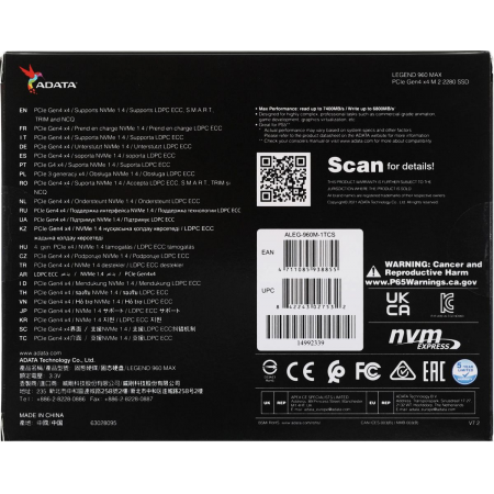 SSD ADATA Legend 960 Max 1Tb ALEG-960M-1TCS, фото , изображение 9