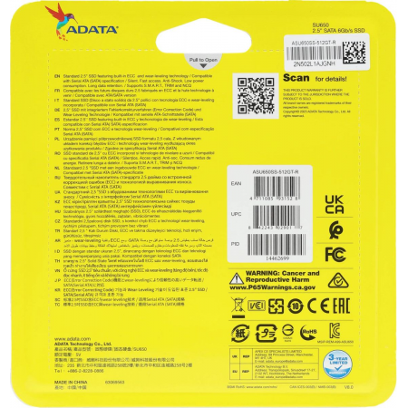 SSD ADATA SU650 512Gb ASU650SS-512GT-R, фото , изображение 5