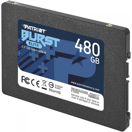 SSD Patriot Burst Elite 480Gb PBE480GS25SSDR, фото , изображение 2