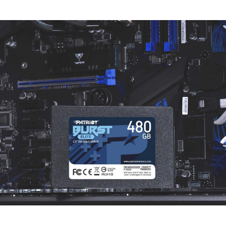 SSD Patriot Burst Elite 480Gb PBE480GS25SSDR, фото , изображение 4