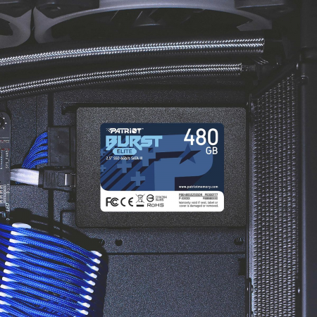 SSD Patriot Burst Elite 480Gb PBE480GS25SSDR, фото , изображение 5