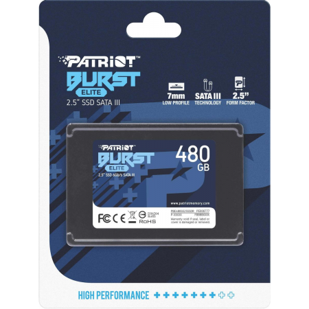 SSD Patriot Burst Elite 480Gb PBE480GS25SSDR, фото , изображение 6
