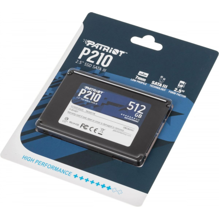 SSD 2.5 SATA 512Gb Patriot P210S512G25 P210, фото , изображение 7