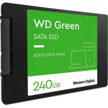 Накопитель Western Digital SSD GREEN 240Gb SATA-III 2,5”/7мм WDS240G3G0A (аналог WDS240G2G0A), 1 year, фото , изображение 3