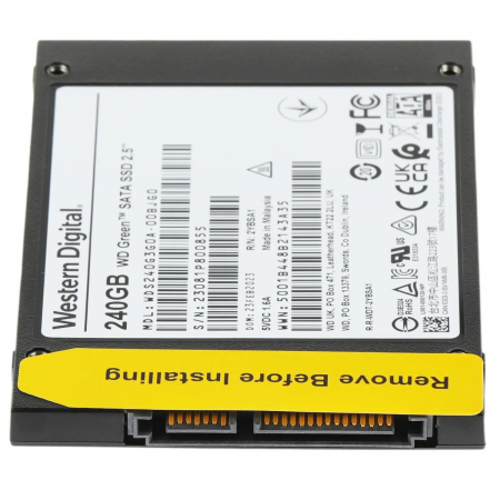 Накопитель Western Digital SSD GREEN 240Gb SATA-III 2,5”/7мм WDS240G3G0A (аналог WDS240G2G0A), 1 year, фото , изображение 6
