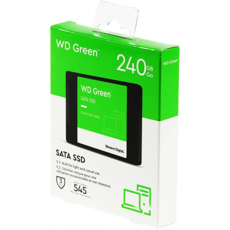 Накопитель Western Digital SSD GREEN 240Gb SATA-III 2,5”/7мм WDS240G3G0A (аналог WDS240G2G0A), 1 year, фото , изображение 10