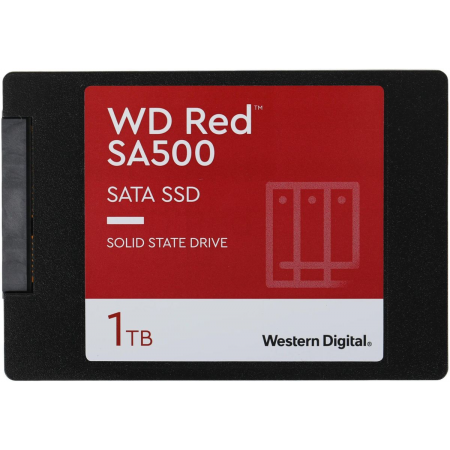 Твердотельный накопитель SSD WD Red SA500 NAS 3D NAND WDS100T1R0A 1ТБ 2,5 SATA-III (TLC), фото , изображение 8