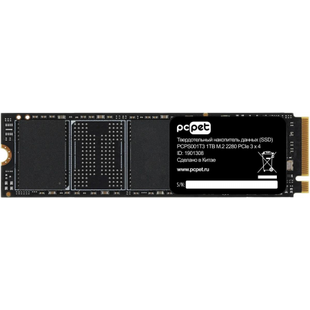SSD PC PET OEM 1Tb PCPS001T3, фото , изображение 2