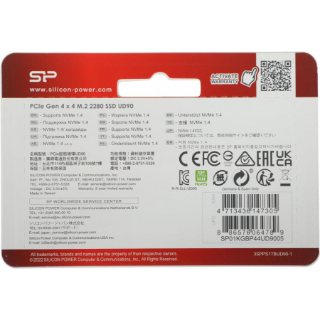 SSD Silicon Power UD90 1Tb SP01KGBP44UD9005, фото , изображение 8