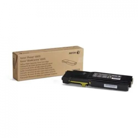 Тонер-картридж XEROX 106R02235 желтый для XEROX Phaser 6600/WC 6605 (6000 стр)(Channels), фото 