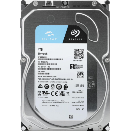 Жесткий диск Seagate SkyHawk Surveillance 4Tb ST4000VX016, фото , изображение 6