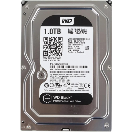 Жесткий диск Western Digital Black 1Tb WD1003FZEX, фото , изображение 3