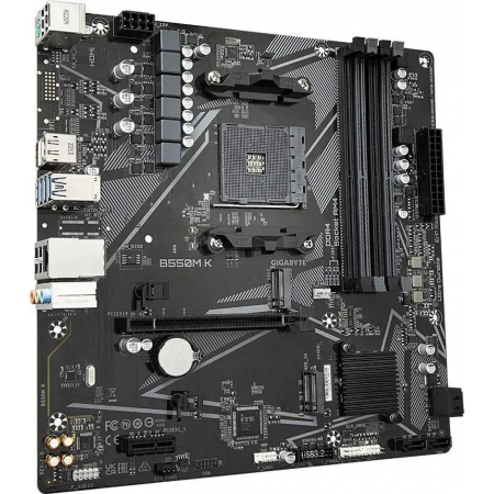 Материнская плата Gigabyte B550M K AM4, фото , изображение 3