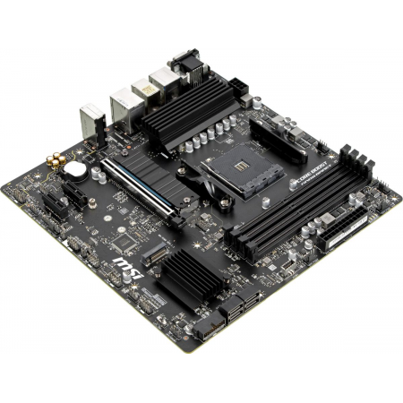 Материнская плата MSI B550M PRO-VDH Soc-AM4 AMD B550 4xDDR4 mATX AC`97 8ch(7.1) GbLAN RAID+VGA+HDMI+DP, фото , изображение 2