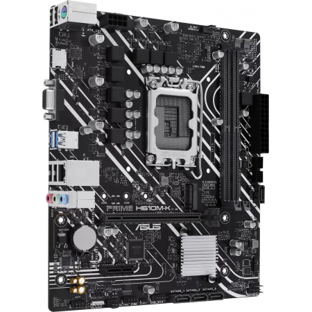 Материнская плата Asus PRIME H610M-K Soc-1700 Intel H610 2xDDR5 mATX AC`97 8ch(7.1) GbLAN+VGA+HDMI, фото , изображение 2