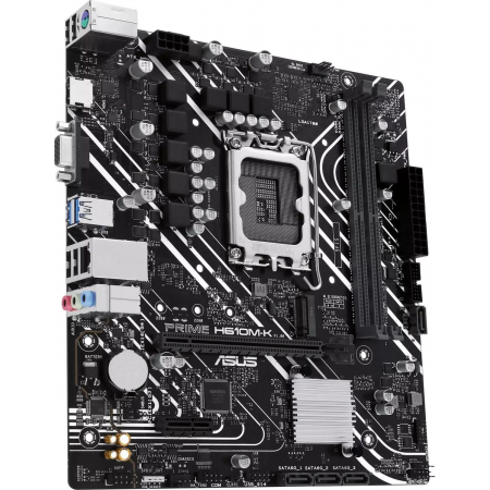 Материнская плата Asus PRIME H610M-K Soc-1700 Intel H610 2xDDR5 mATX AC`97 8ch(7.1) GbLAN+VGA+HDMI, фото , изображение 3