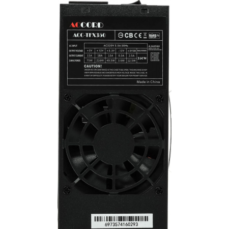Блок питания ACCORD ACC-TFX350 350W OEM ACC-TFX350, фото , изображение 3