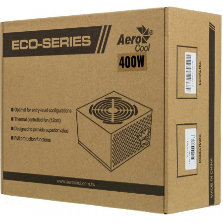 Блок питания AeroCool 400W ECO-400W, фото , изображение 6