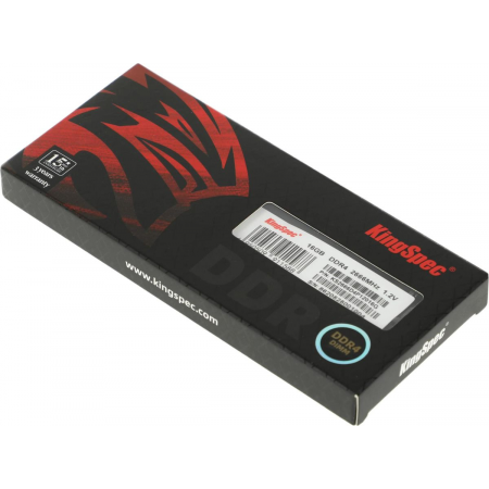 Память DDR4 16Gb 2666MHz Kingspec KS2666D4P12016G RTL LONG DIMM 288-pin 1.2В single rank, фото , изображение 5