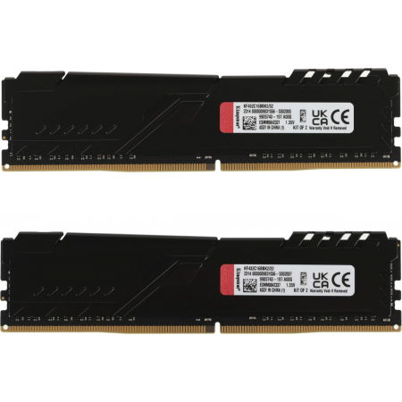 Оперативная память DIMM Kingston FURY Beast Black DDR4 32Gb KF432C16BBK2/32 (2x16Gb), фото , изображение 4