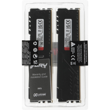 Оперативная память DIMM Kingston FURY Beast Black DDR4 32Gb KF432C16BBK2/32 (2x16Gb), фото , изображение 7