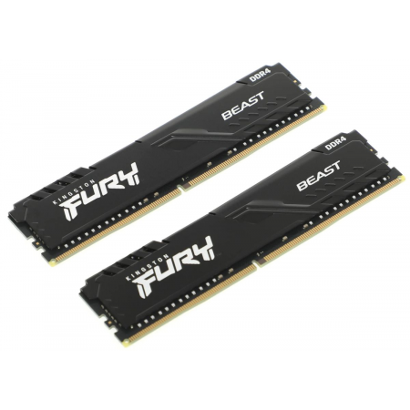 Оперативная память DIMM Kingston FURY Beast Black DDR4 64Gb KF432C16BBK2/64 (2x32Gb), фото , изображение 4