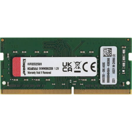 Оперативная память 8Gb DDR4 Kingston 3200MHz SO-DIMM (KVR32S22S8/8), фото , изображение 4