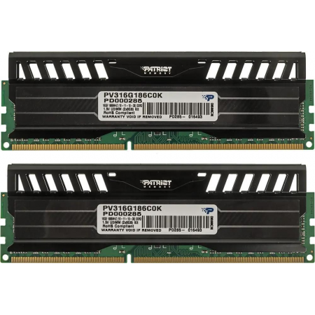 Оперативная память DIMM Patriot Viper 3 DDR3 16Gb PV316G186C0K (2x8Gb), фото , изображение 2