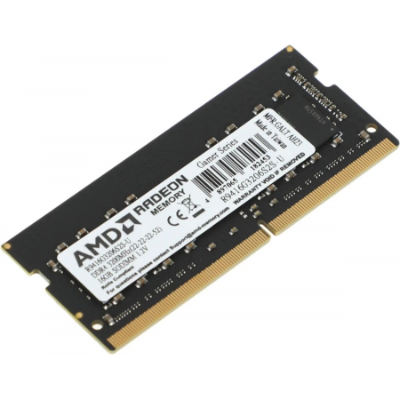 Оперативная память SO-DIMM AMD DDR4 16Gb 3200MHz R9416G3206S2S-U, фото , изображение 2