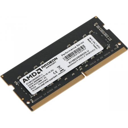 Оперативная память SO-DIMM AMD DDR4 8Gb 2666MHz R748G2606S2S-U, фото , изображение 2
