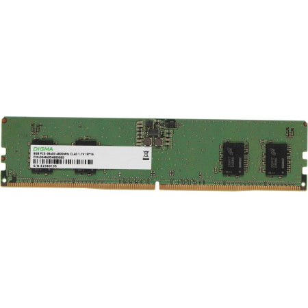Память DDR5 8Gb 4800MHz Digma DGMAD5480008S RTL PC5-38400 CL40 DIMM 288-pin 1.1В single rank Ret, фото , изображение 10