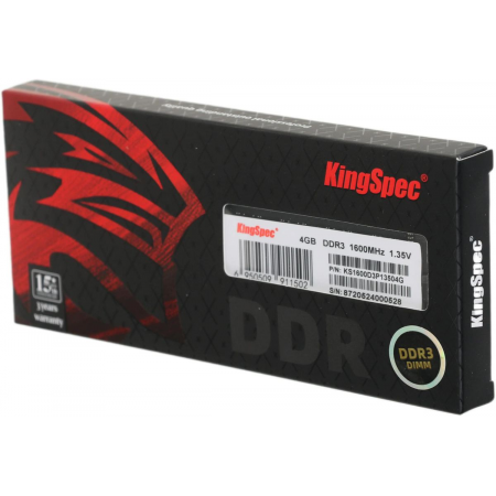 Оперативная память DDR3L 4Gb 1600MHz Kingspec KS1600D3P13504G, фото , изображение 5