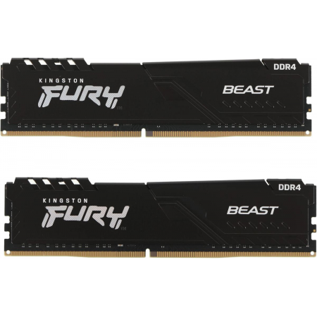 Оперативная память DIMM Kingston FURY Beast Black DDR4 32Gb KF436C18BBK2/32 (2x16Gb), фото , изображение 3