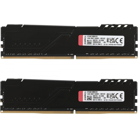 Оперативная память DIMM Kingston FURY Beast Black DDR4 32Gb KF436C18BBK2/32 (2x16Gb), фото , изображение 4