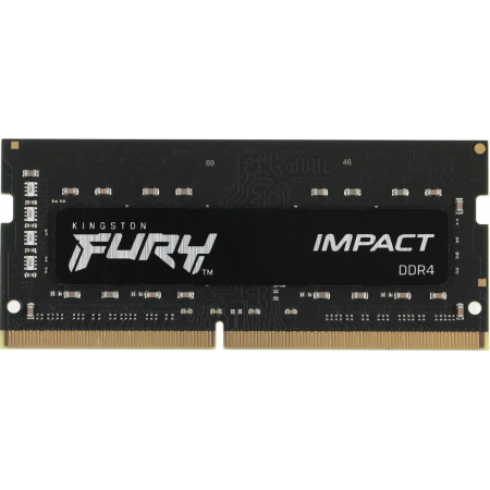 Оперативная память SO-DIMM Kingston Fury Impact DDR4 8Gb 3200MHz KF432S20IB/8, фото , изображение 3 Оперативная память SO-DIMM Kingston Fury Impact DDR4 8Gb 3200MHz KF432S20IB/8, фото , изображение 3