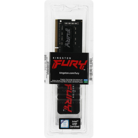 Оперативная память SO-DIMM Kingston Fury Impact DDR4 8Gb 3200MHz KF432S20IB/8, фото , изображение 7 Оперативная память SO-DIMM Kingston Fury Impact DDR4 8Gb 3200MHz KF432S20IB/8, фото , изображение 7