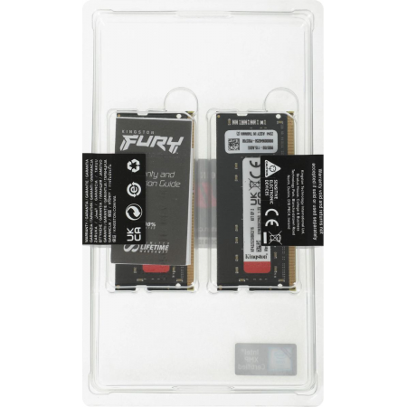 Оперативная память SO-DIMM Kingston Fury Impact DDR4 16Gb 3200MHz KF432S20IBK2/16 (2x8Gb), фото , изображение 6