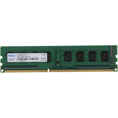 Оперативная память 4Gb DDR-III 1600MHz Netac (NTBSD3P16SP-04), фото , изображение 4 Оперативная память 4Gb DDR-III 1600MHz Netac (NTBSD3P16SP-04), фото , изображение 4