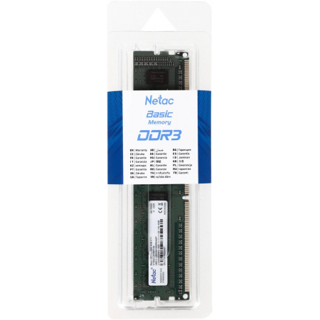 Оперативная память 4Gb DDR-III 1600MHz Netac (NTBSD3P16SP-04), фото , изображение 7 Оперативная память 4Gb DDR-III 1600MHz Netac (NTBSD3P16SP-04), фото , изображение 7