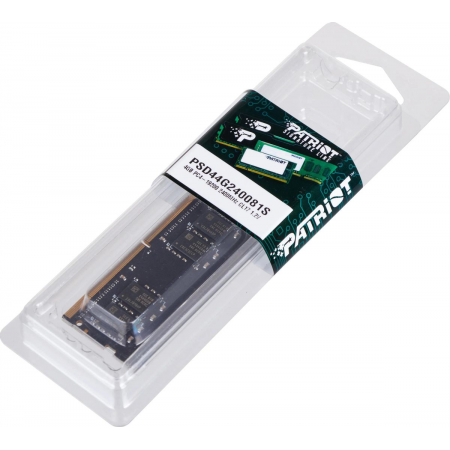 Оперативная память SO-DIMM Patriot DDR4 4Gb 2400MHz PSD44G240081S, фото , изображение 4