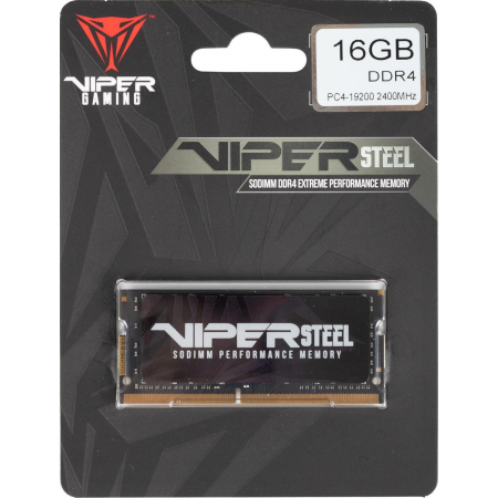 Оперативная память 16Gb DDR4 2400MHz Patriot Viper Steel SO-DIMM (PVS416G240C5S), фото , изображение 3