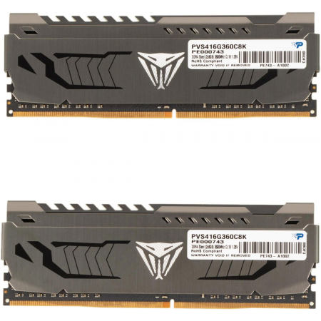 Оперативная память DIMM Patriot Viper 4 Steel DDR4 16Gb PVS416G360C8K (2x8Gb), фото , изображение 2