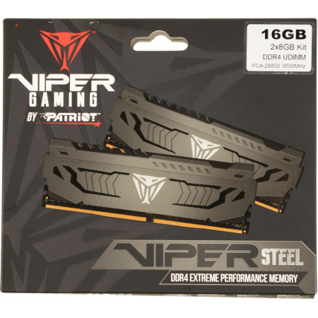 Оперативная память DIMM Patriot Viper 4 Steel DDR4 16Gb PVS416G360C8K (2x8Gb), фото , изображение 3