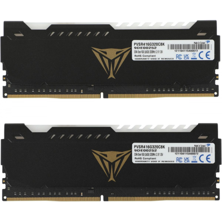 Оперативная память 16Gb DDR4 3200MHz Patriot Viper Steel RGB (PVSR416G320C8K) (2x8Gb KIT), фото , изображение 9