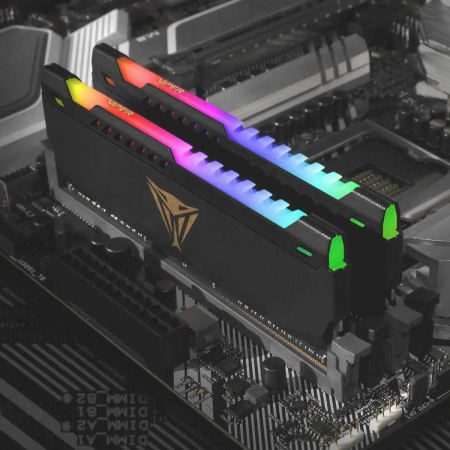 Оперативная память DIMM Patriot Viper Steel RGB DDR4 32Gb PVSR432G360C0K (2x16Gb), фото , изображение 3 Оперативная память DIMM Patriot Viper Steel RGB DDR4 32Gb PVSR432G360C0K (2x16Gb), фото , изображение 3