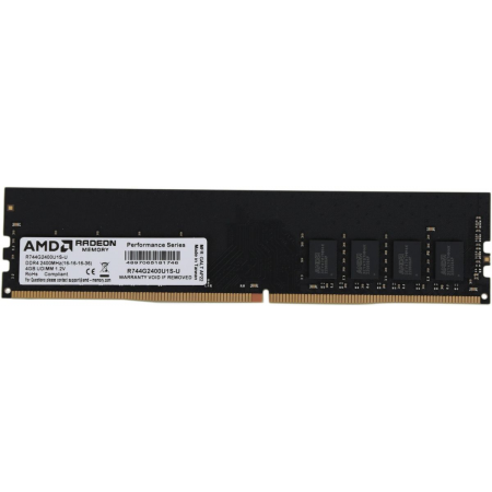 Оперативная память DIMM AMD DDR4 4Gb R744G2400U1S-U, фото , изображение 2 Оперативная память DIMM AMD DDR4 4Gb R744G2400U1S-U, фото , изображение 2